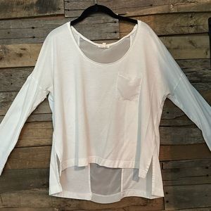 Silent Noise/ Urban Outfitters Small White loose fit Top